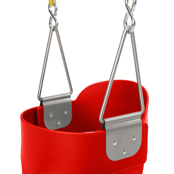Swing Set Stuff Highback Full Bucket Swing Red