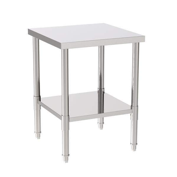 24" Stainless Steel Galvanized Work Table (without Back Board)