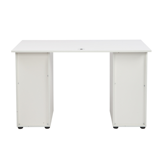 One Door Four Drawers Computer Desk White