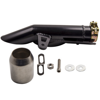 Universal Dual-outlet Exhaust Pipe Muffler Tailpipe for most of Bike 38mm-51mm