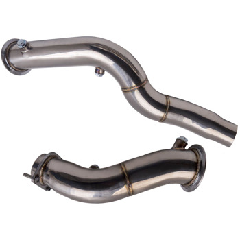2x Exhaust Downpipe 3 inch M2 S55 for BMW M3 M4 F8X F80 F82 F83 Down Pipe 15-18