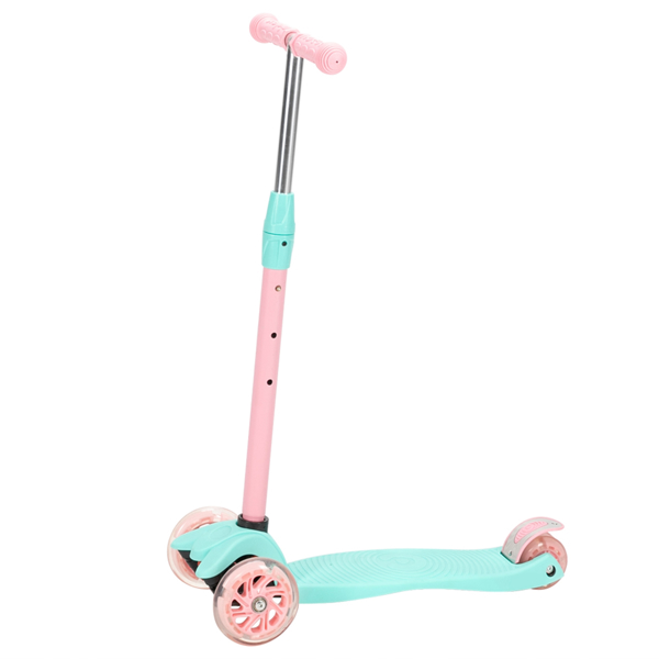 3 Wheel Kids Scooter 3 Height Adjustable Pu Flashing Wheels