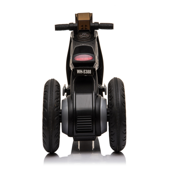Children\\'s Electric Motorcycle 3 Wheels Double Drive Black
