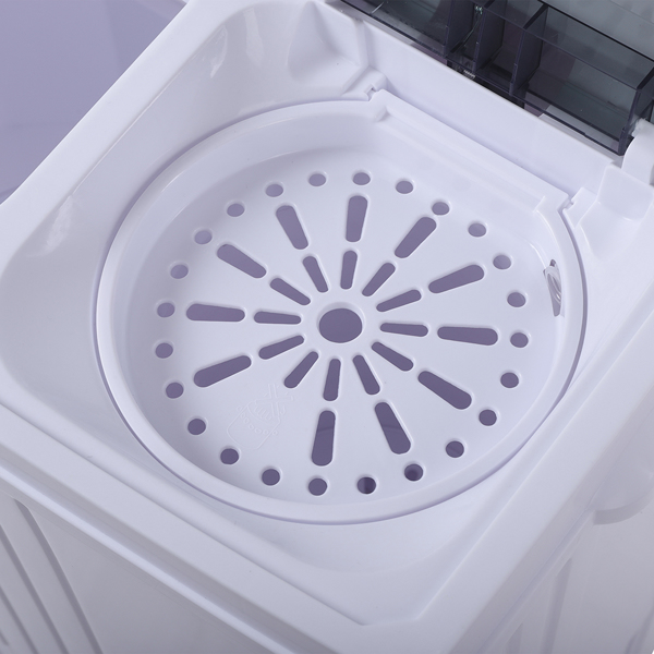 XPB45-ZK45 16.5(9.9 6.6)lb Semi-automatic Cover Washing Machine Gray