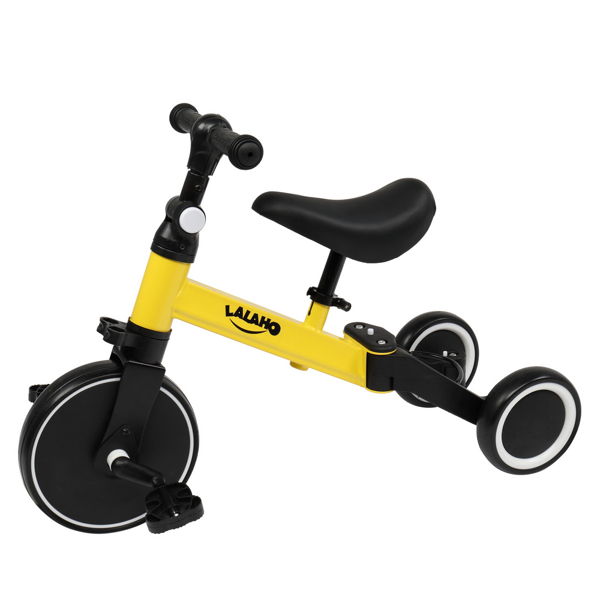 Kids 3 in 1 Tricycles Yellow