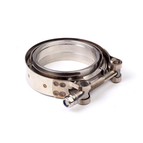 Universal 3" Inch Stainless Steel V-Band Turbo Downpipe Exhaust Clamp