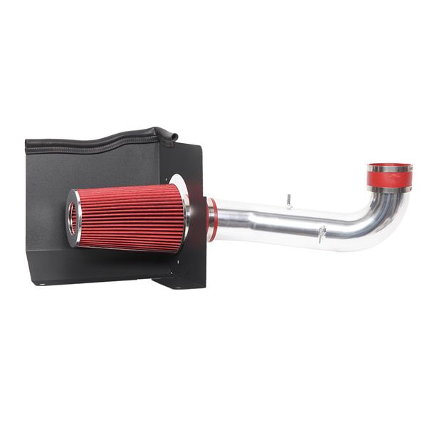 3.5" Intake Pipe With Air Filter for GMC/Chevrolet Silverado 2007-2008 Sierra 4.8L/5.3L/6.0L/6.2L V8 Red