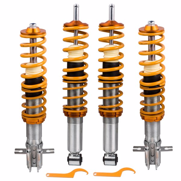 4pcs Coilover Suspension Shocks Kit for VW Golf MK1 75-94 Jetta/Pickup MK1 80-84