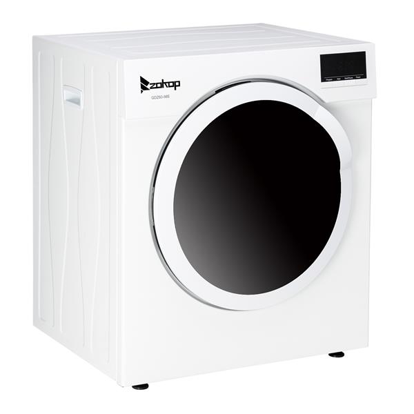 GDZ60-98E Household Dryer 6kg Drum Dryer with LED Display, 1 Filter Mesh Cotton-White