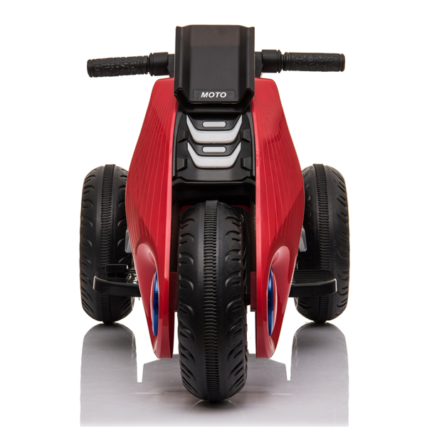 Children's Electric Motorcycle 3 Wheels Double Drive Red