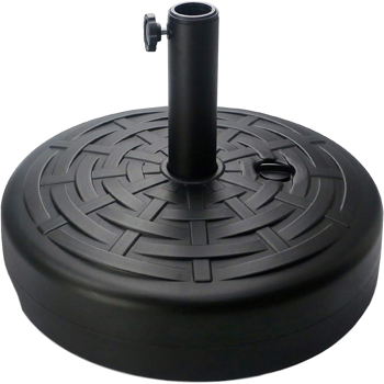 Patio Round Plastic Free Standing Umbrella Base,Outdoor Umnrella Base,Black Base,Water Filled Base,Sand Filled Base