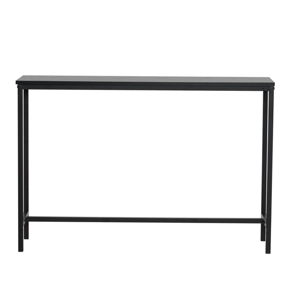 Industrial Style Porch Table Single Layer Black Oak Triamine Board [105 * 30 * 71cm]