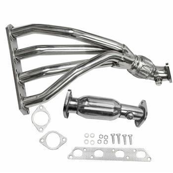 Fits Mini Cooper 02-06 R53 1.6L Base & S Stainless Race Manifold Header & Pipe