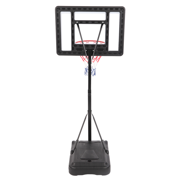 HY-B064S Portable Movable Swimming Pool PVC Transparent Backboard Basketball Stand (Basket Adjustment Height 1.15m-1.35m) Maximum Applicable For 7 # Ball