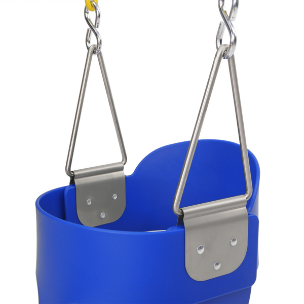 Swing Set Stuff Highback Full Bucket Swing Blue