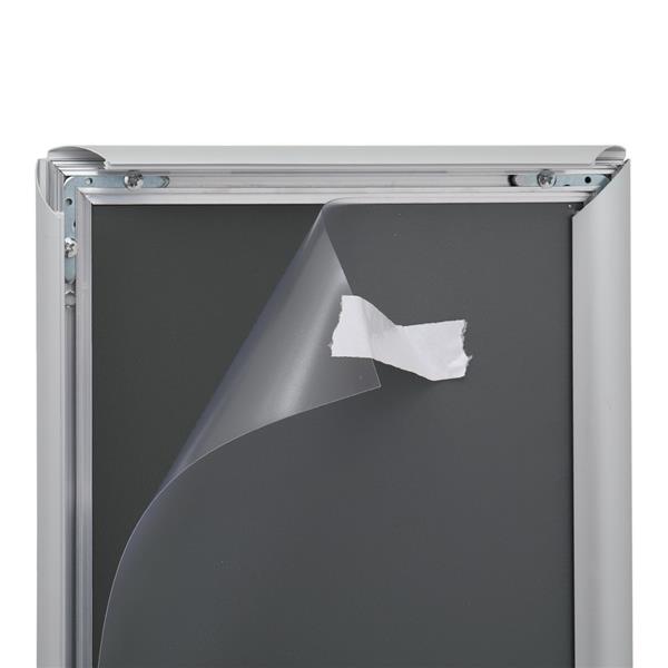 Aluminum 21.59 * 27.94cm 25mm Frame Poster Frame, Right Angle Silver