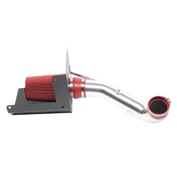 3.5\\" Intake Pipe With Air Filter for GMC/Chevrolet Silverado 2007-2008 Sierra 4.8L/5.3L/6.0L/6.2L V8 Red