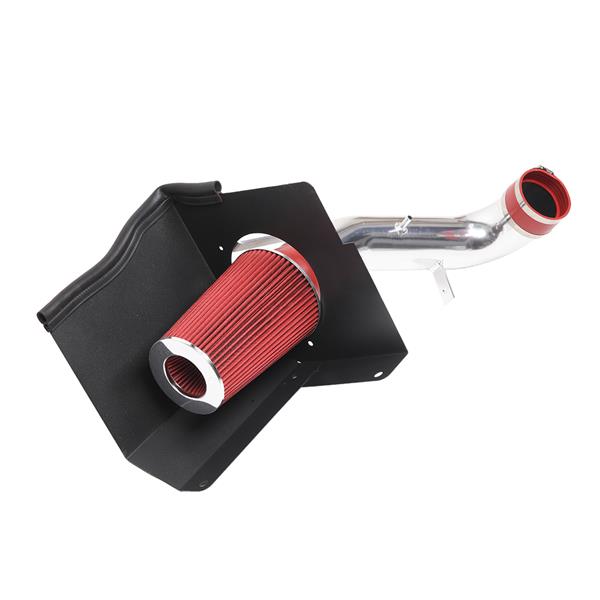 3.5" Intake Pipe With Air Filter for GMC/Chevrolet Silverado 2007-2008 Sierra 4.8L/5.3L/6.0L/6.2L V8 Red