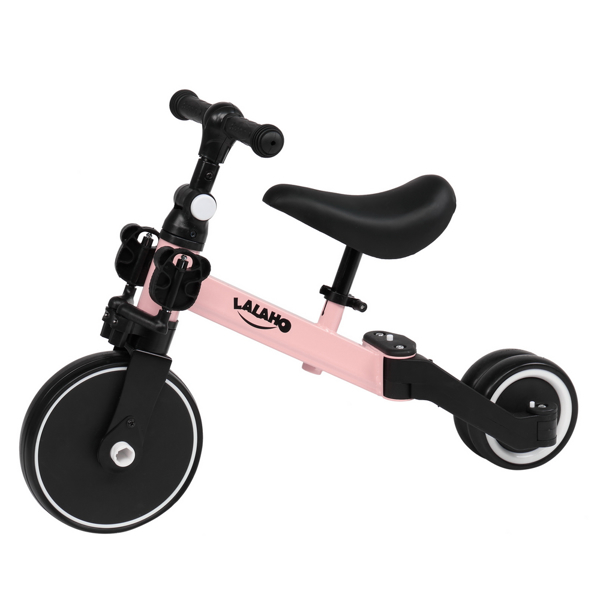 Kids 3 in 1 Tricycles Pink