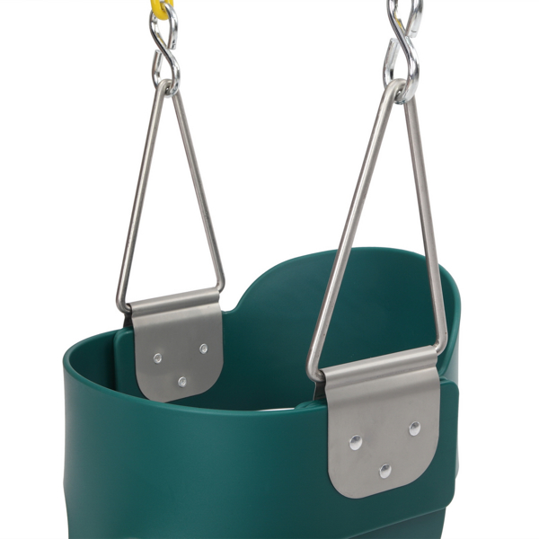 Swing Set Stuff Highback Full Bucket Swing Green