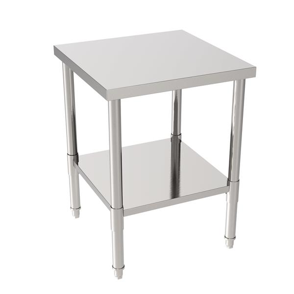 24" Stainless Steel Galvanized Work Table (without Back Board)