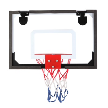 Kid Wall Mount Clear Basketball Backboard with Basketball & Pump Maximum Applicable Ball Diameter 5\\"
