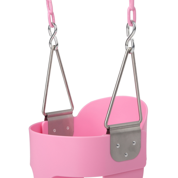 Swing Set Stuff Highback Full Bucket Swing Pink