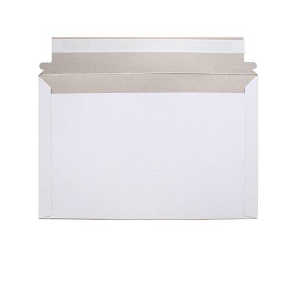 50pcs Long Side Opening 32*24.3cm (12.5in*9.5in) Paper Envelope Bag White