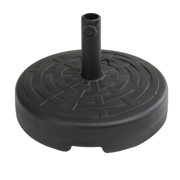 Patio Round Plastic Free Standing Umbrella Base,Outdoor Umnrella Base,Black Base,Water Filled Base,Sand Filled Base