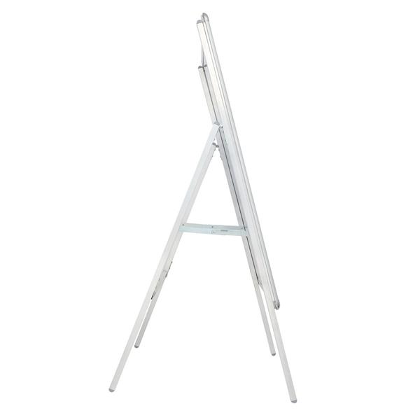 A1 Aluminum 32mm Single-sided A-frame Poster Stand Silver