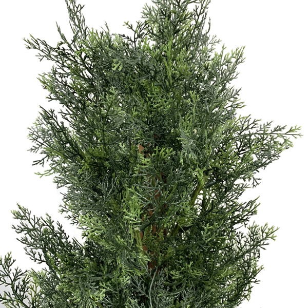 3ft Pine and Cypress Solid Wood PE Leaf 3ft Green Indoor and Outdoor General Simulation Tree