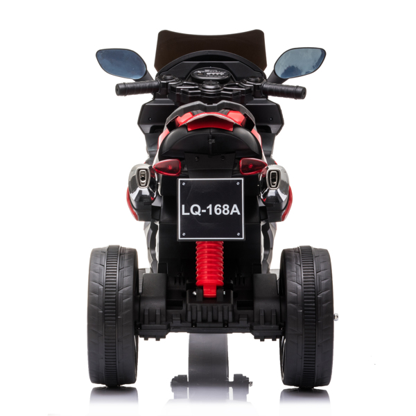 Dual Drive 12V 4.5A.h Children's Motorcycle without Remote Control Red