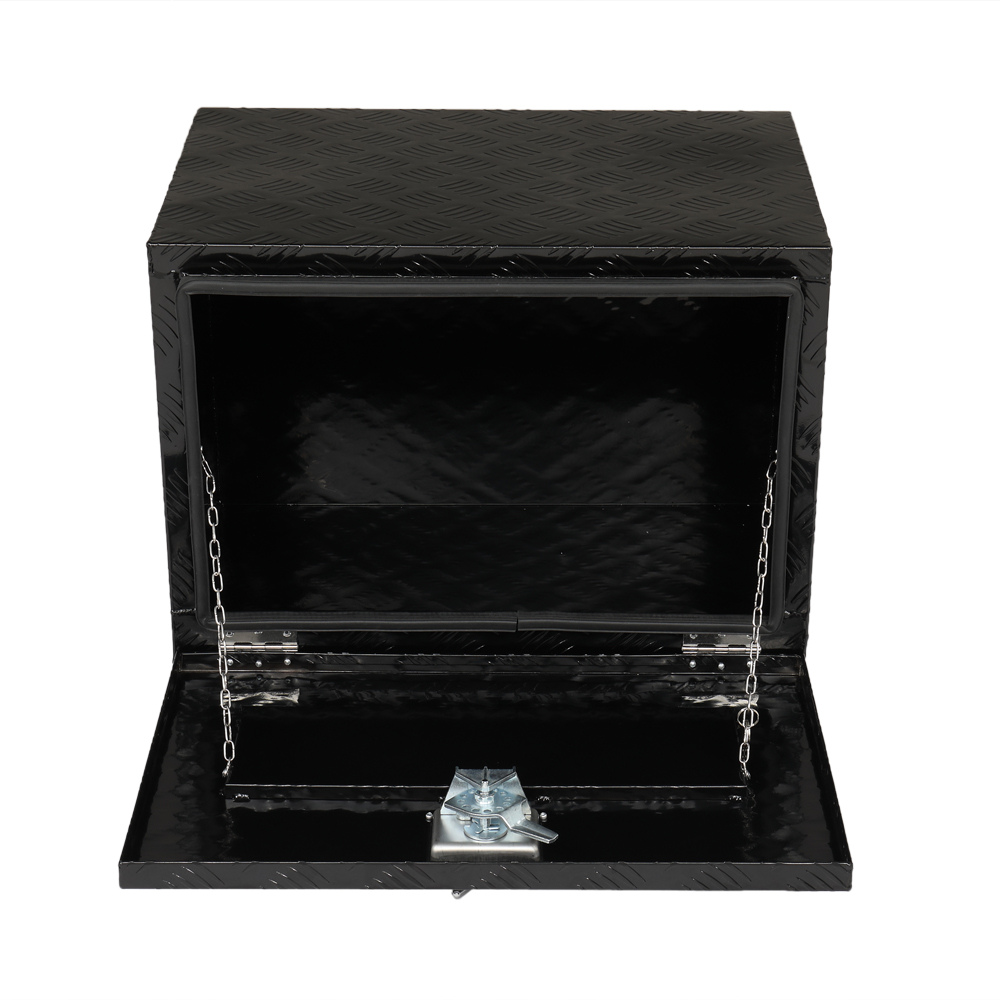 24 “Aluminum Five Pattern Toolbox Single Lock Black