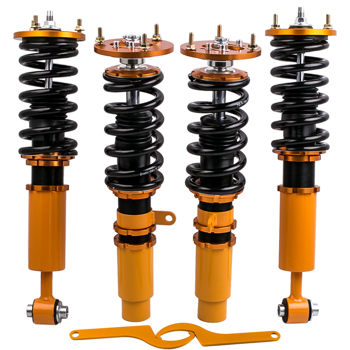 Coilovers Kit for BMW 5 Series E39  1996 - 03 Shock Absorbers Adj Height Golden