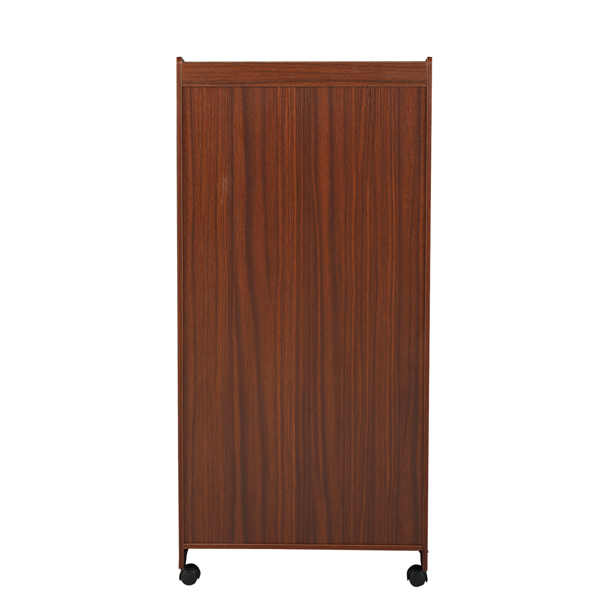 Wooden Removable With Compartments Podium Table Walnut