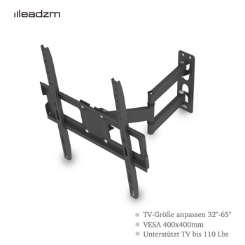 32-65\\" Single Pendulum Small Base TV Stand Tmxd-103 Bearing 35KG / VESE400*400 / Up And Down -10~ 10°