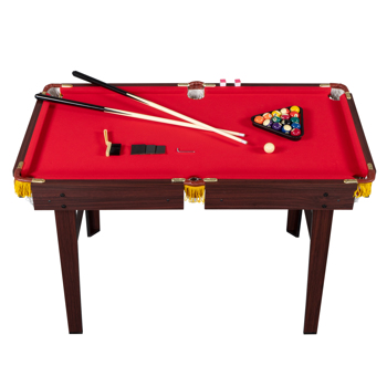 122*66*76cm Billiard Table Red