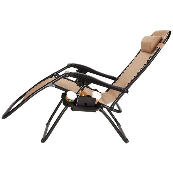 Zero Gravity Outdoor Lounge Chairs Patio Adjustable Folding Reclining Chairs Beach Chairs