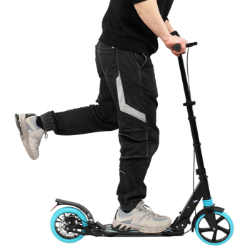 Scooter For Adult&Teens,3 Height Adjustable Easy Folding Double Shock Absorber