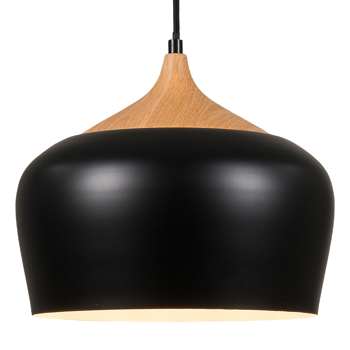 【 Circular 】 Home LED lampshade, lampshade 11.8x11.8inch, dumb black