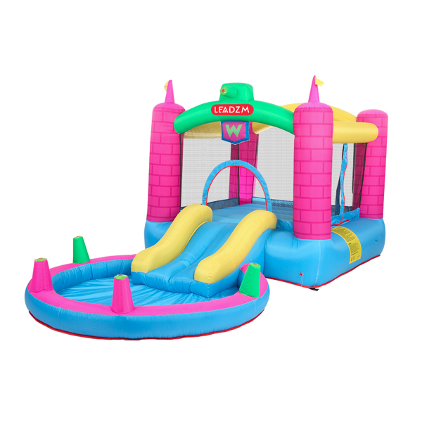 Inflatable Bounce House, Climbing Wall, Large Jumping Area, Ideal Kids Jumper 