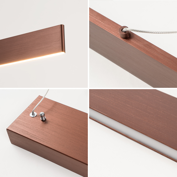 【 Strip 】 Home LED line light with 39.8x4.3inch, monochromatic temperature