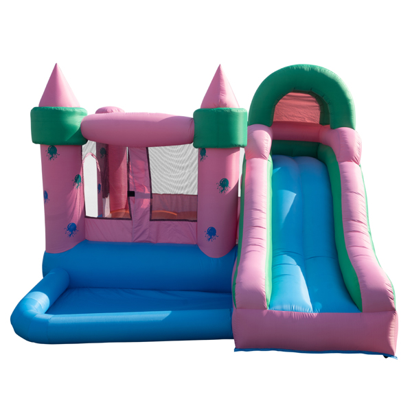 Inflatable Jumping Castle with Pool and Slide ，include Air Blower 