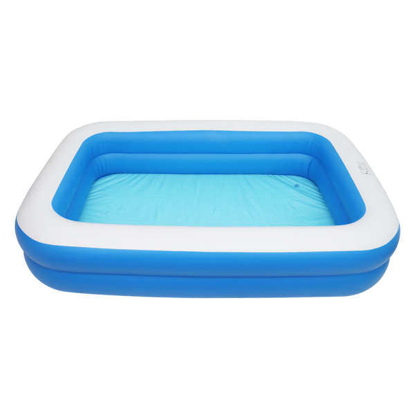 102" x 70" x 22" Inflatable Swimming Pool - Wall Thickness 0.3mm Blue