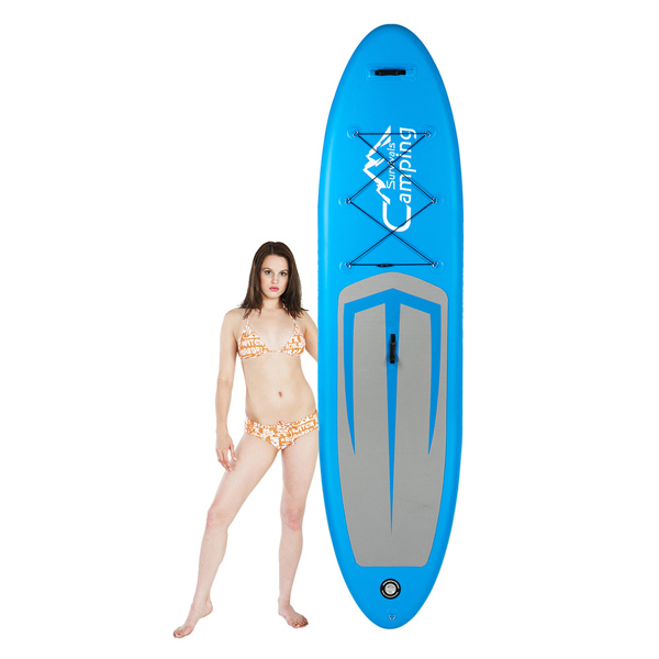 KS-SP1009 11' Adult Inflatable SUP Stand Up Paddle Board Blue & Gray & Black