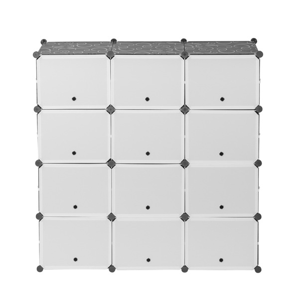 7-Tier Portable 42 Pair Shoe Rack Organizer 21 Grids Tower Shelf Storage Cabinet Stand Expandable for Heels, Boots, Slippers, Black