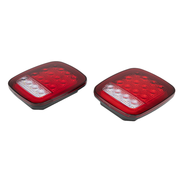 2pcs Truck Trailer LED Function as stop, turn, tail and back up lights