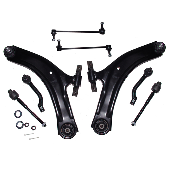 Front Lower Control Arms   Tierods Sway Bars for 2008 - 2012 2013 Nissan Rogue