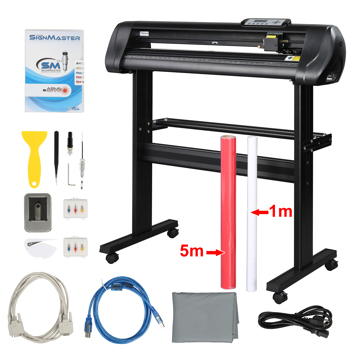 34\\" Professional Vinyl Cutting Plotter with Stand Comes with Easy-to-use Design and SIGNMASTER Software