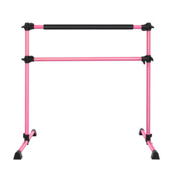 Double-Decked Liftable Home Dance Studio Ballet Pole Yoga Stretching Fitness Dance Pole Pink